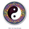 raamsticker yin yang