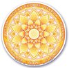 raamsticker 3e chakra geel