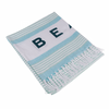 hamamdoek blauw wit beach
