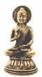 Boeddha Dharma brons 3,5cm