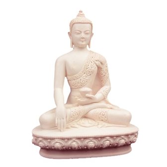 shakyamuni boeddha wit polyresin