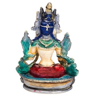 Witte Tara in kleur resin 15 cm