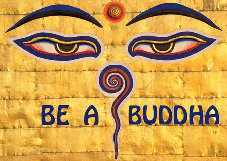 Postcard - Be A Buddha