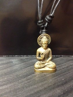 Hanger &#039;Boeddha Onderwijzend&#039; brons 3cm