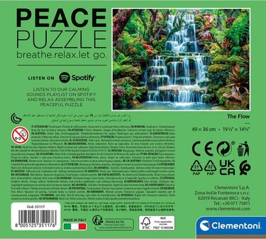 Waterval peace collection puzzel 500 stukjes