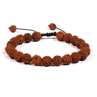 mala armband rudraksha verstelbaar