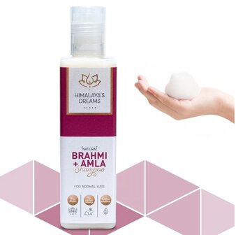 Natural Brahmi en Amla ayurvedische shampoo Himalayas Dreams