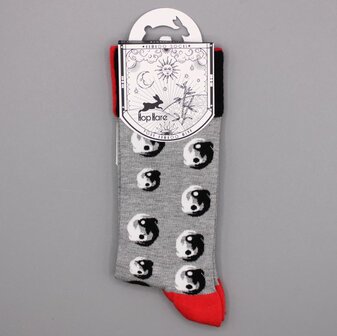 Lucky Cat sokken hop haas bamboe yin yang