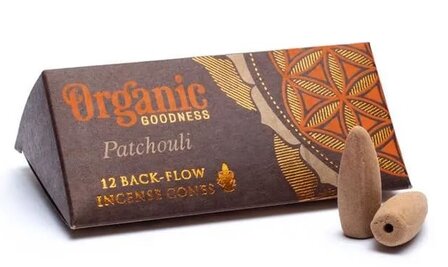 patchouli backflow wierookkegel organic goodness