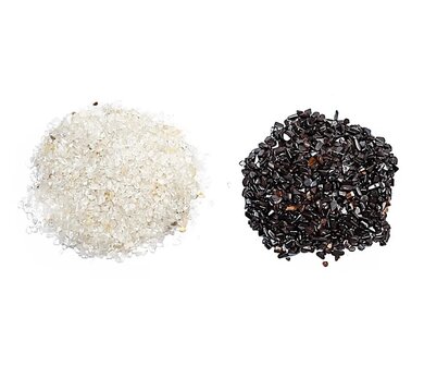 mineralen oplaad en ontlaat set
