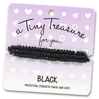 tiny treasure armband black