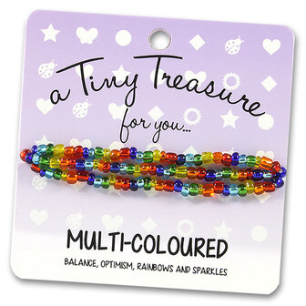 tiny treasure armband multi coloured
