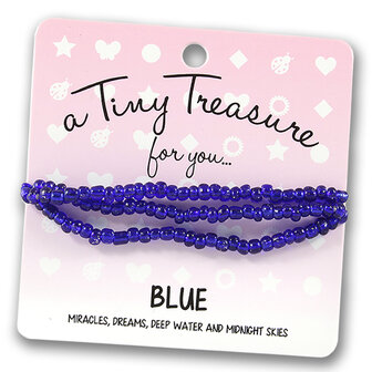 tiny treasure armband blue