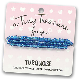 tiny treasure armband turquoise