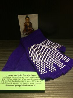 yoga handschoenen paars