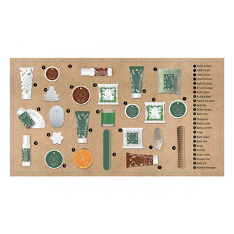 Adventskalender Winter Spa Wellness  - Cadeaupakket Kerst