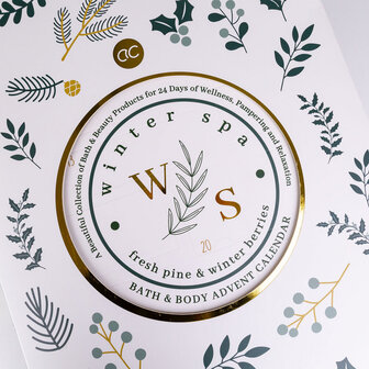 Adventskalender Winter Spa Wellness  - Cadeaupakket Kerst