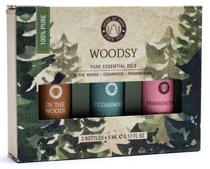 woodsy aromatherapie set