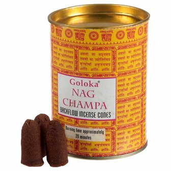 goloka backflow nag champa wierookkegel