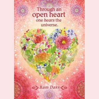 open heart wenskaart