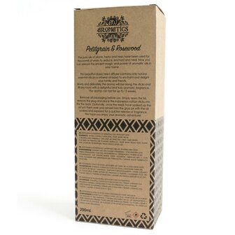 Petitgrain rozenhout reed diffuser geurstokjes 