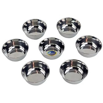 Offerschaaltje rvs 9cm