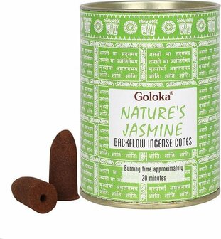 goloka jasmijn backflow wierook