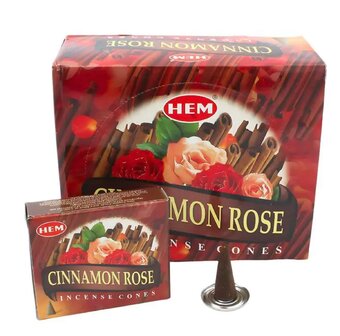 cinnamon rose wierookkegel hem