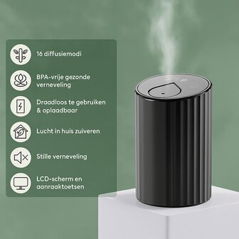 Aroma diffuser nebuzen 2.0 draadloos