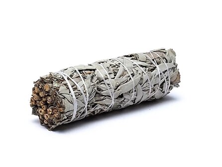 witte salie smudge stick
