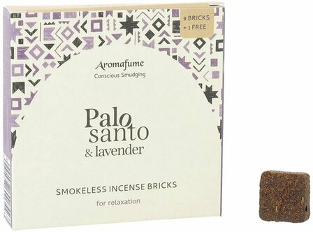 aromafume palo santo lavendel wierookblokjes