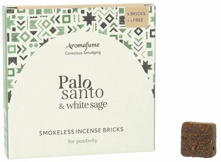 aromafume palo santo witte salie wierookblokjes