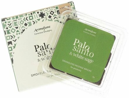 Aromafume Palo Santo en witte salie wierookblokjes 