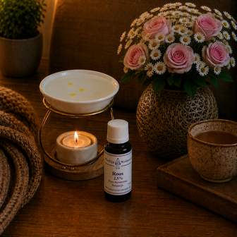 Roos damascena etherische olie 2,5% - merlijn wellness