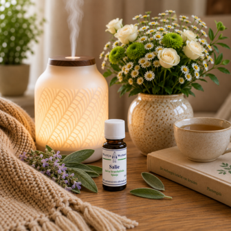 Salie etherische olie - merlijn wellness