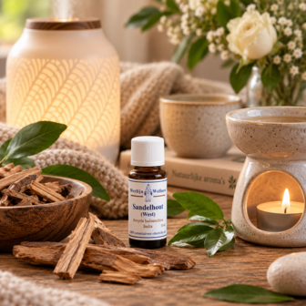 Sandelhout west etherische olie - merlijn wellness