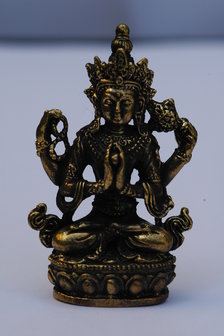 Avalokitheswara Kharachheri 5,7 cm (mini, brons)
