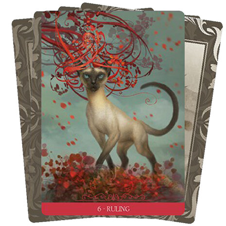 Barbieri Fantasy Cats orakel kaarten 