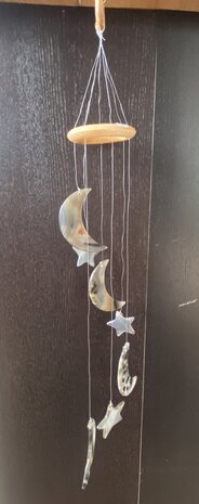 agaat mobiel windhanger maan sterren