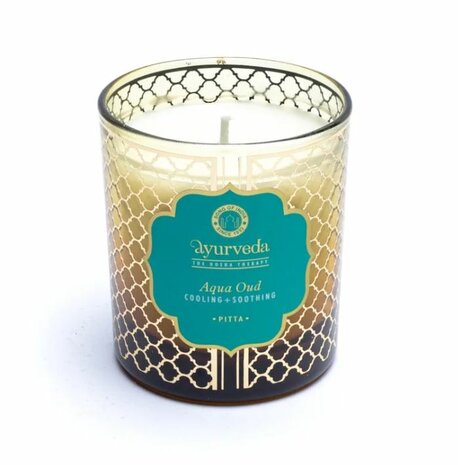 Aqua oud pitta ayurvedische geurkaars