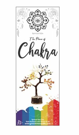 Edelsteen boom 7 chakra groot