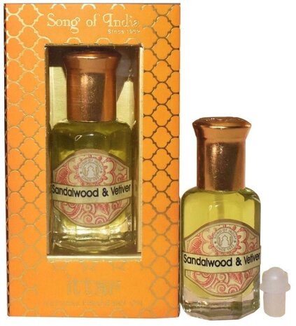 sandalwood vetiver Ittar parfumolie song of india
