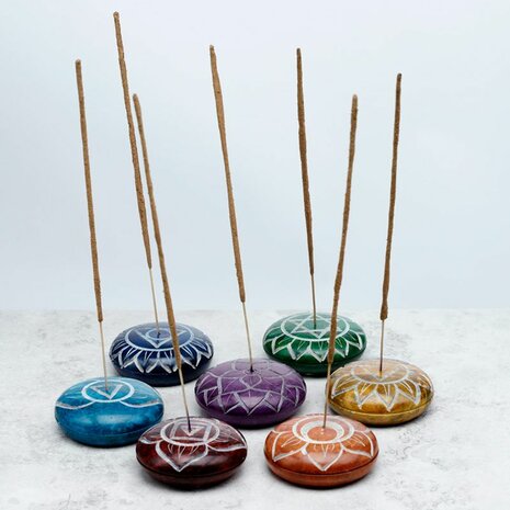 7 chakra wierookbrander set