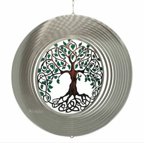 Spin Art Crystal Tree of Life