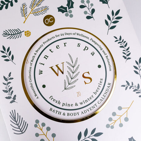 Adventskalender Winter Spa Wellness  - Cadeaupakket Kerst