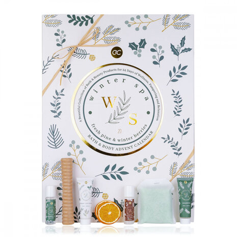 Adventskalender Winter Spa Wellness  - Cadeaupakket Kerst