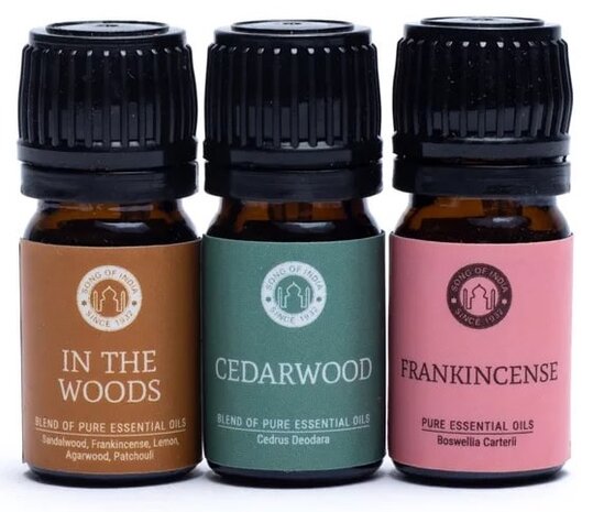 Woodsy aromatherapie set 