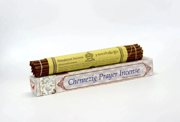 Tibetan Prayer incense set van 7