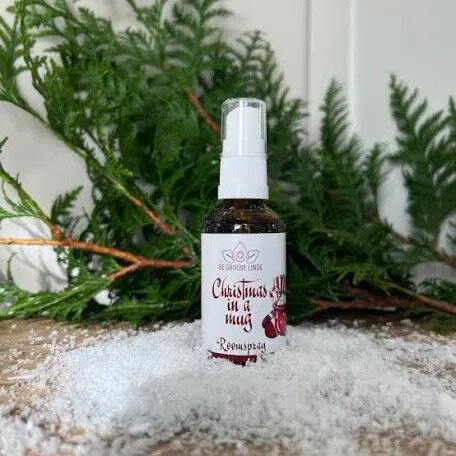Christmas in a mug spray de groene linde