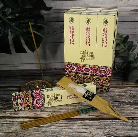 native soul white sage lavender wierook